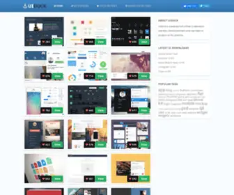 Uidock.com(Free UI Kits) Screenshot