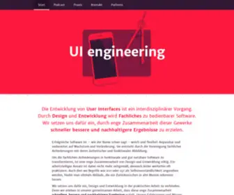 Uiengineering.de(UI engineering) Screenshot