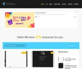 Uiflutter.com(Free Flutter UI Update Daily) Screenshot