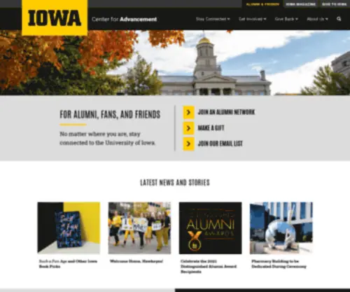 Uifoundation.org(University of Iowa Center for Advancement) Screenshot