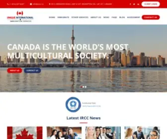 Uiis.ca(Unique International Immigration Services) Screenshot