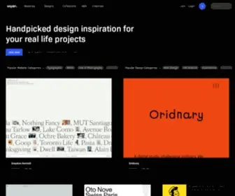 Uijar.com(Handpicked design inspiration for your real life projects) Screenshot