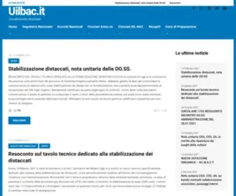 Uilbac.it(Coordinamento Nazionale UILPA) Screenshot