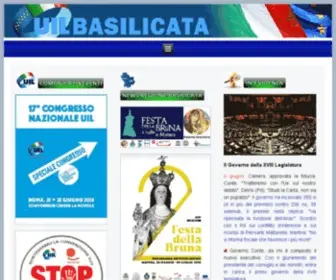 Uilbasilicata.it(Unione Italiana Lavoratori Basilicata) Screenshot