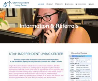 Uilc.org(Utah Independent Living Center) Screenshot