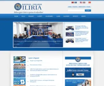 Uiliria.org(Kolegji ILIRIA) Screenshot