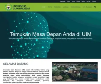 Uim-Makassar.ac.id(Unggul, Berkarakter, Qur'ani) Screenshot