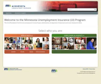 Uimn.org(Minnesota Unemployment Insurance) Screenshot