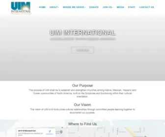 Uim.org(UIM International) Screenshot