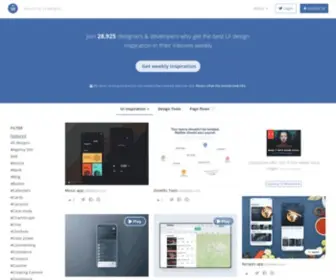 Uimovement.com(Web & mobile UI design inspiration) Screenshot