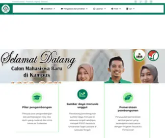 Uindatokarama.ac.id(Universitas Islam Negeri Datokarama) Screenshot