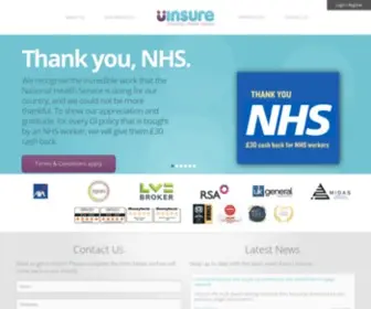 Uinsure.co.uk(Home) Screenshot