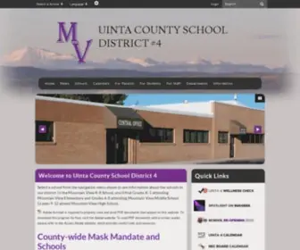 Uinta4.com(Uinta County School District #4) Screenshot