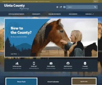 Uintacounty.com(Uinta County) Screenshot