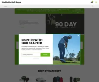 Uintagolf.com(A Worldwide Golf Shops Company) Screenshot