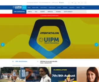 Uipmworld.org(Union Internationale de Pentathlon Moderne (UIPM)) Screenshot
