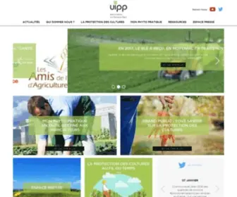 Uipp.org(Union pour la protection des plantes) Screenshot