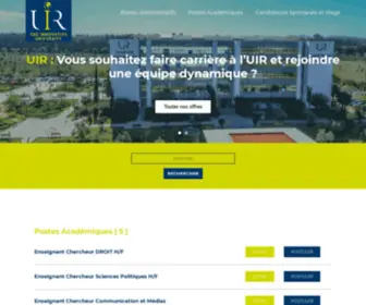 Uir-Recrutement.ma(Emplois) Screenshot