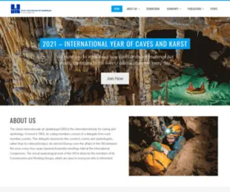 Uis-Speleo.org(International Union of Speleology) Screenshot