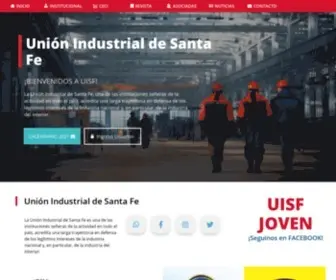 Uisf.org.ar(Unión Industrial de Santa Fe) Screenshot