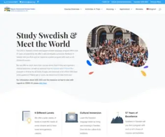 Uiss.org(Excellence in teaching Swedish since 1963) Screenshot