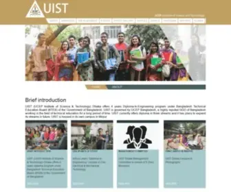 Uist.edu.bd(Uist) Screenshot