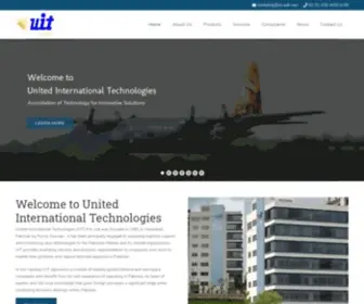 Uit-Pak.com(United International Technologies (UIT) Pvt) Screenshot