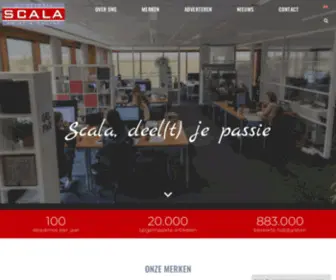 Uitgeverijscala.nl(Scala deel(t) je passie) Screenshot