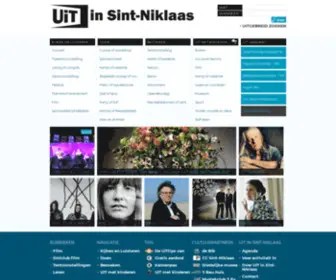 Uitinsint-Niklaas.be(UiT in Sint) Screenshot