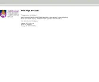 Uitm.edu.my(Universiti Teknologi MARA Official Website) Screenshot