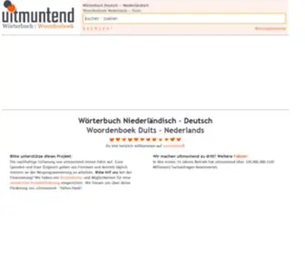 Uitmuntend.de(Wörterbuch Deutsch Niederländisch) Screenshot