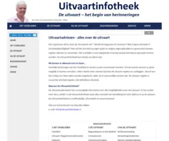 Uitvaartinfotheek.nl(Alles over de uitvaart (begrafenis of crematie) en wat bij rouwverwerking komt kijken) Screenshot