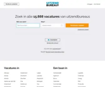 Uitzendbureau.nl(Vacatures van alle uitzendbureaus) Screenshot