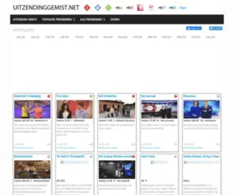 Uitzendinggemist.net(Eenvoudig online alle Programmas terugkijken. Heb je een uitzending gemist dan) Screenshot