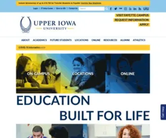 Uiu.edu(Upper Iowa University) Screenshot