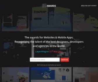 Uiuxawards.com(Website and Mobile App Awards) Screenshot