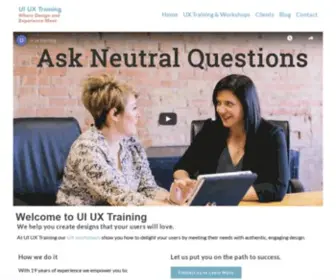 Uiuxtraining.com(UI UX Training) Screenshot
