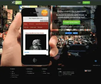 Uiwap.com(Visual mobile site building tool) Screenshot