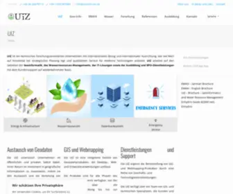 Uizentrum.de(UIZ-Umwelt und Informationstechnologie Zentrum, Berlin, Germany) Screenshot