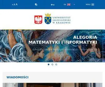 UJ.edu.pl(Strona główna) Screenshot