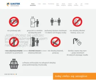 Ujastek.pl(Centrum Medyczne Ujastek) Screenshot