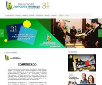 UJCM.edu.pe(Universidad José Carlos Mariátegui) Screenshot