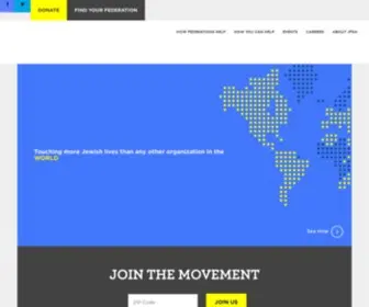 Ujcweb.org(The Jewish Federations of North America) Screenshot
