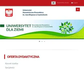 UJD.edu.pl(Uniwersytet Humanistyczno) Screenshot