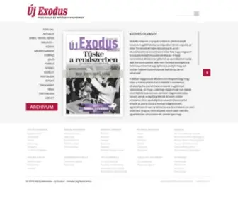 Ujexodus.hu(December) Screenshot