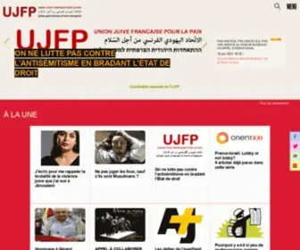 UJFP.org(Union juive française pour la paix) Screenshot