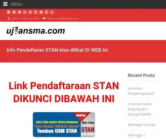 Ujiansma.com(Info Pendaftaran STAN bisa dilihat DI WEB ini) Screenshot
