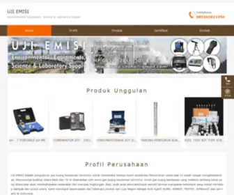 Ujiemisi.com(UJI EMISI Environmental Equipment) Screenshot