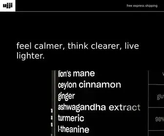 Ujji.co(A liquid ritual) Screenshot