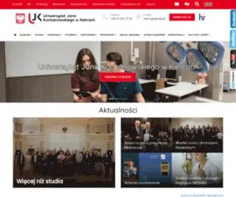 UJK.edu.pl(Uniwersytet Jana Kochanowskiego w Kielcach) Screenshot